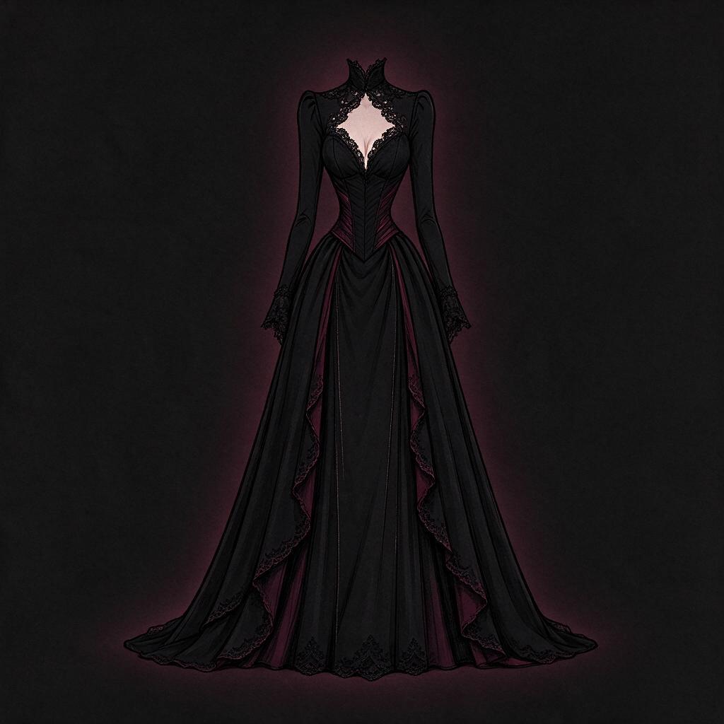Gothic design sketching icon